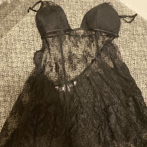 Victoria's Secret black Very Sexy lingerie